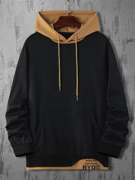 loose fit men's hoodie.